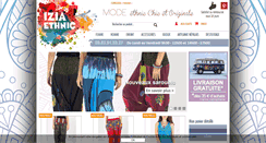Desktop Screenshot of izia-ethnic.com